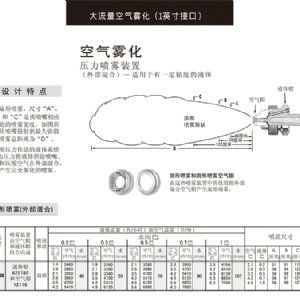 空气雾化喷嘴---JN