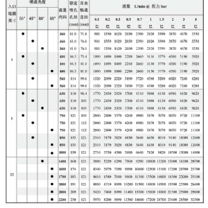 流量实心锥喷嘴-SR